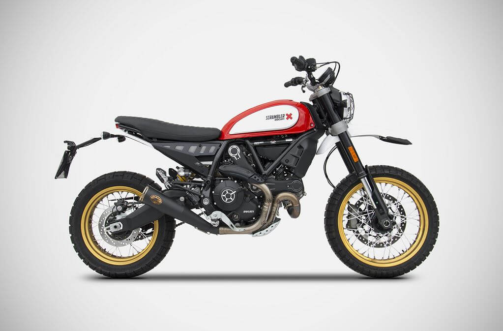 Zard Racing Slip-On Exhaust '17-'19 Ducati Scrambler Desert Sled