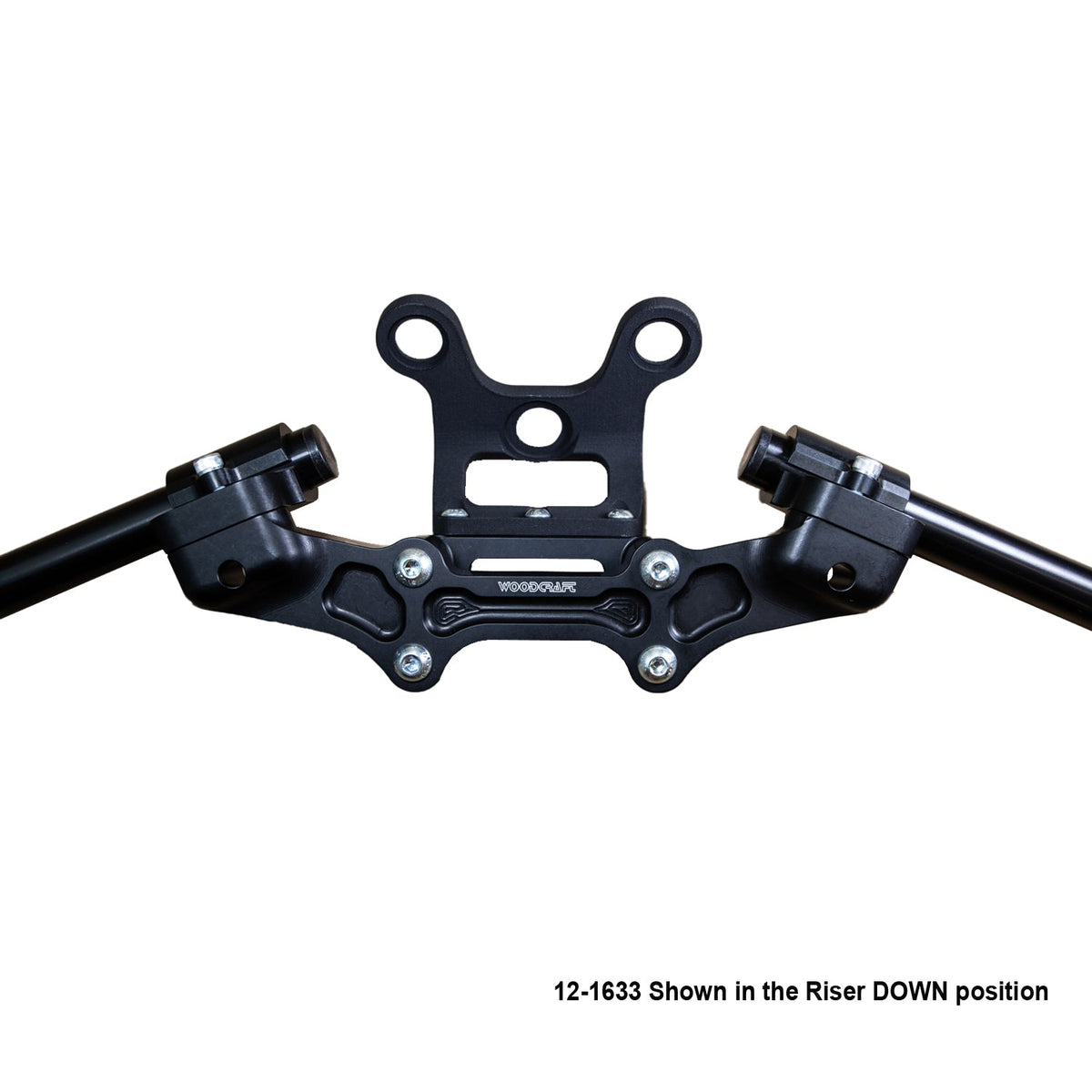 Woodcraft Clip-On Adapter Plate w/ Gauge Mount 18-21 Ducati Monster 797/821 | 1 inch Standard Rise w/ BXL Bars