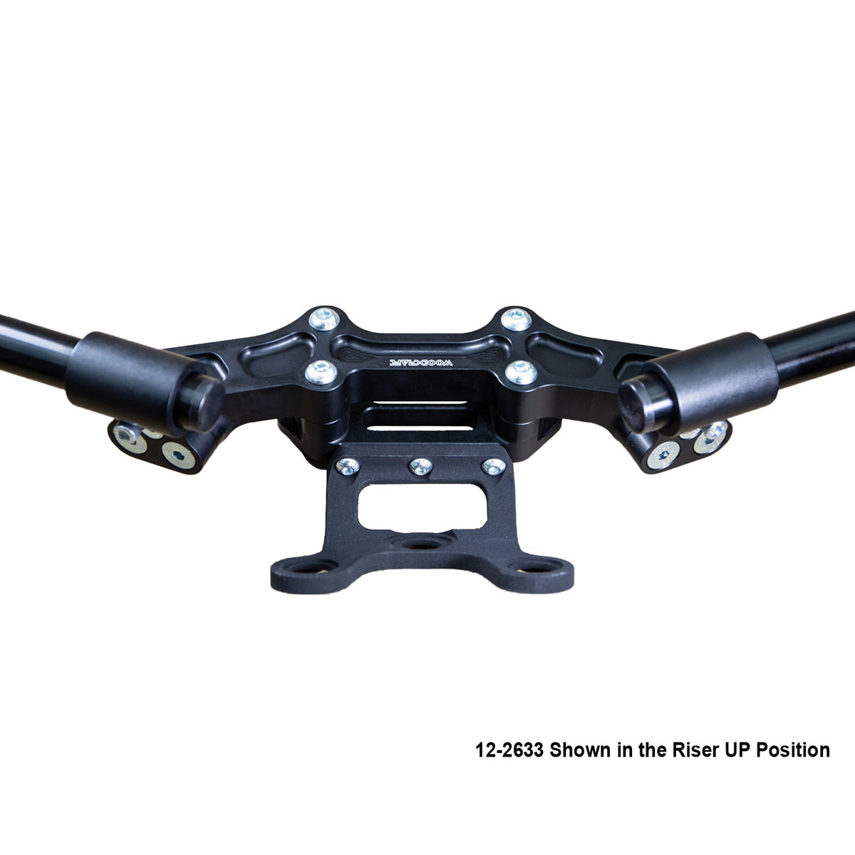 Woodcraft Clip-On Adapter Plate w/ Gauge Mount 18-21 Ducati Monster 797/821 | 1.5 inch Standard Rise w/ BXL Bars