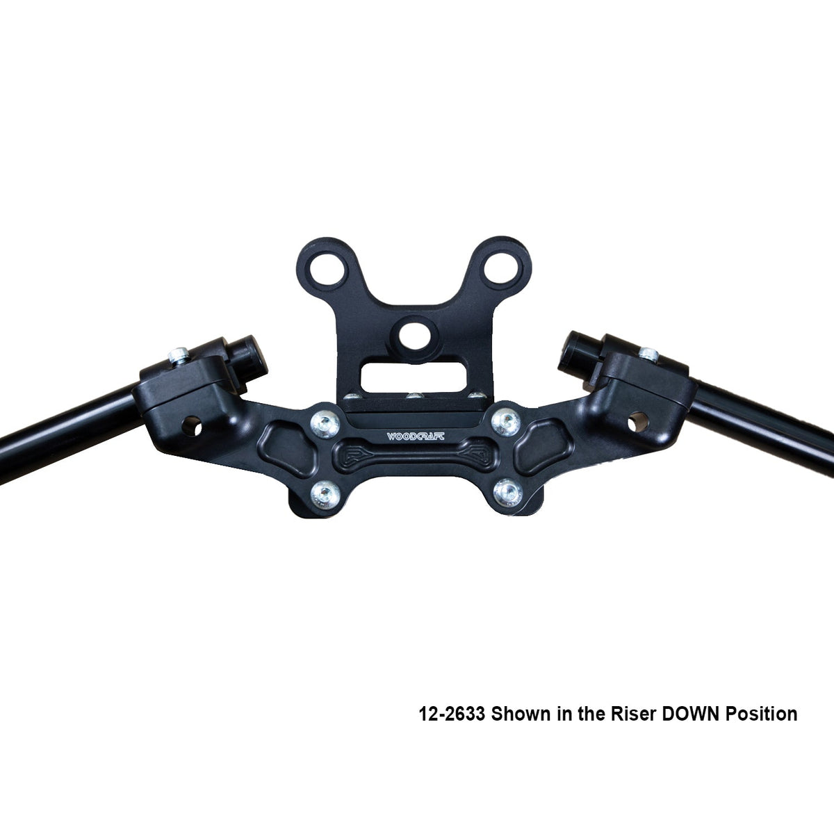Woodcraft Clip-On Adapter Plate w/ Gauge Mount 18-21 Ducati Monster 797/821 | 1.5 inch Standard Rise w/ BXL Bars