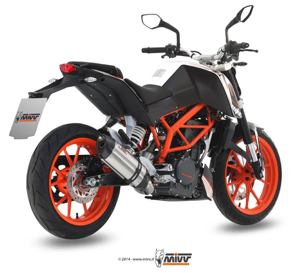 MIVV Suono Stainless Steel Full System Exhaust '13-'16 KTM 390 Duke
