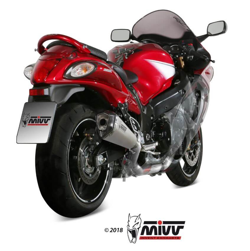 MIVV Delta Race Titanium Full System Exhaust '08-'17 Suzuki Hayabusa