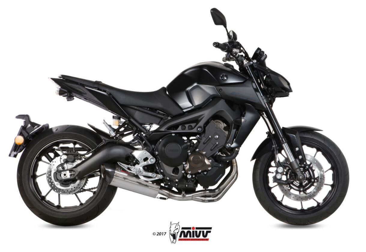 MIVV Suono Stainless Steel Full System Exhaust '13-'20 Yamaha MT/FZ-09/SP