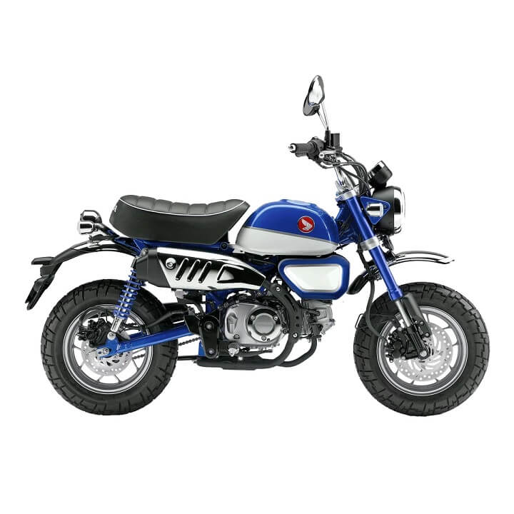 Pyramid Infill Panels Honda Monkey 125 '18-'23 | Pearl Glittering Blue/Ross White