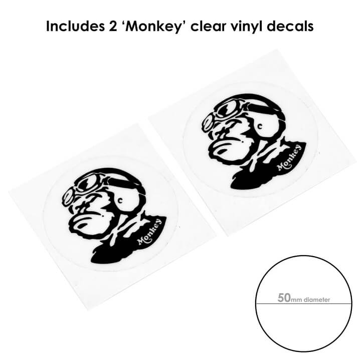 Pyramid Infill Panels Honda Monkey 125 '18-'23 | Pearl Glittering Blue/Ross White