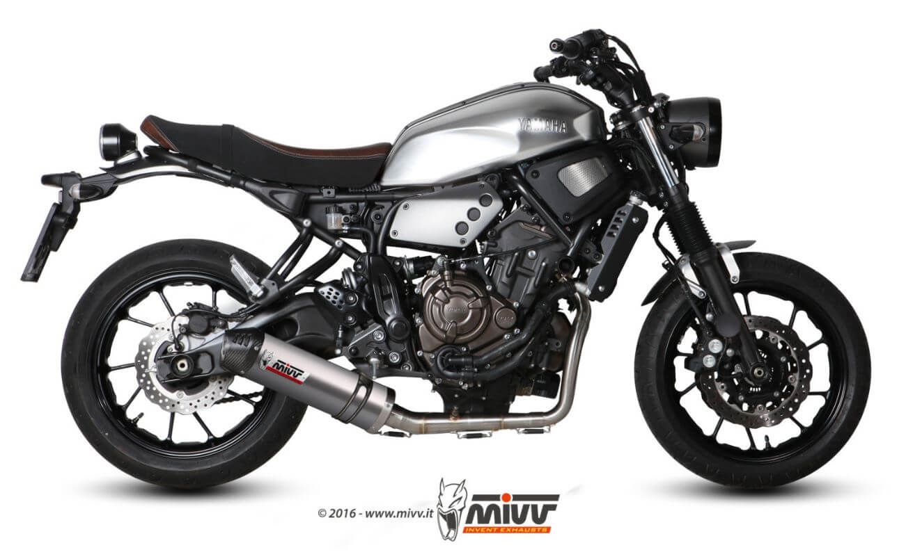 MIVV Oval Titanium Full System Exhaust '16-'20 Yamaha XSR 700