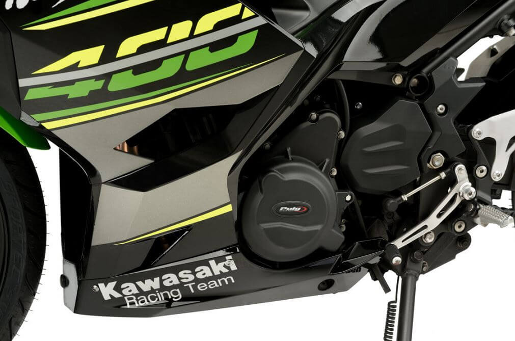 Puig Engine Protective Cover '18-'23 Kawasaki Ninja 400