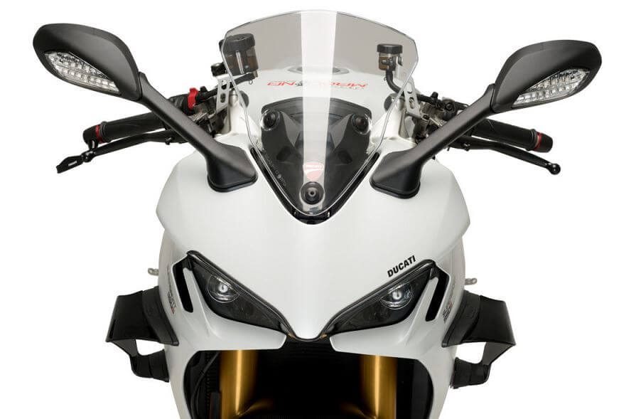 Puig Downforce Race Side Spoilers 20-24 Ducati Panigale V2, 18-19 Panigale V4/S, 21-24 Supersport 950/S
