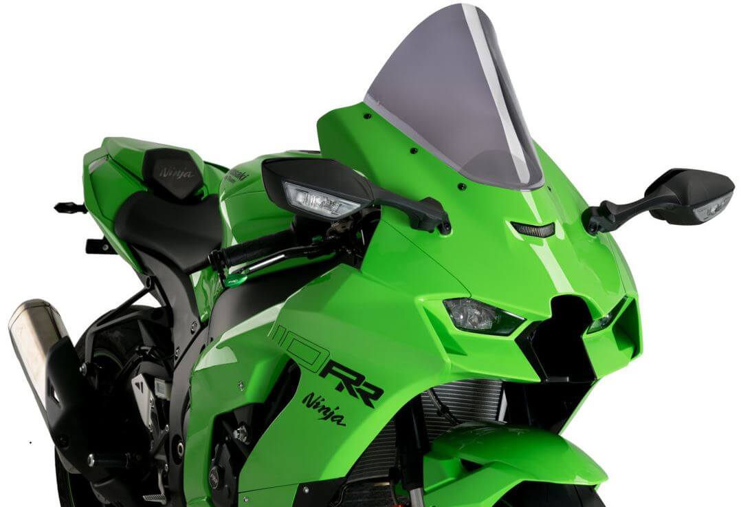Puig R-Racer Windscreen for '21-'23 Kawasaki ZX-10R