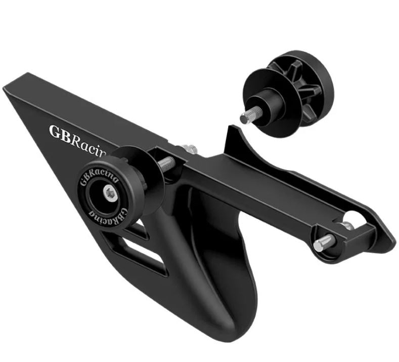GB Racing Lower Chain Guard, Paddock Stand Bobbins 22-25 Yamaha R7
