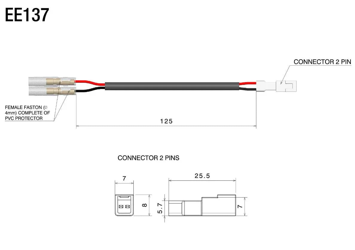 Rizoma EE137H Turn Signal Wiring Kit for Ducati Models |*Check Fitment - Motostarz USA