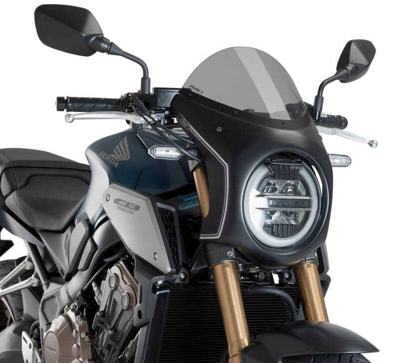 Puig Retro Semi Fairing '19-'23 Honda CB650R Neo Sports Cafe - Motostarz USA