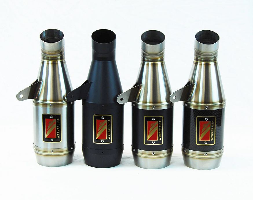 Competition Werkes Stainless Steel Slip-On Exhaust 11-14 Ducati Monster 1100 Evo