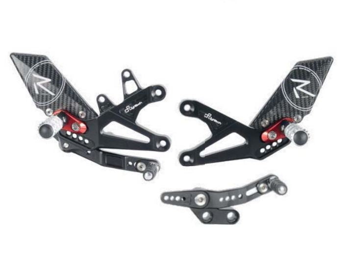 LighTech Track System Rearsets '13-'18 Triumph Daytona/Street