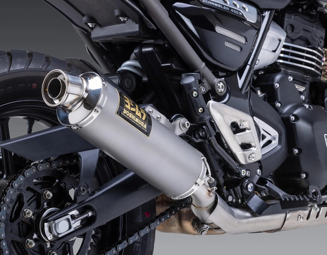 Yoshimura GP-Magnum Slip-On Exhaust 24-25 Triumph Speed/Scrambler 400