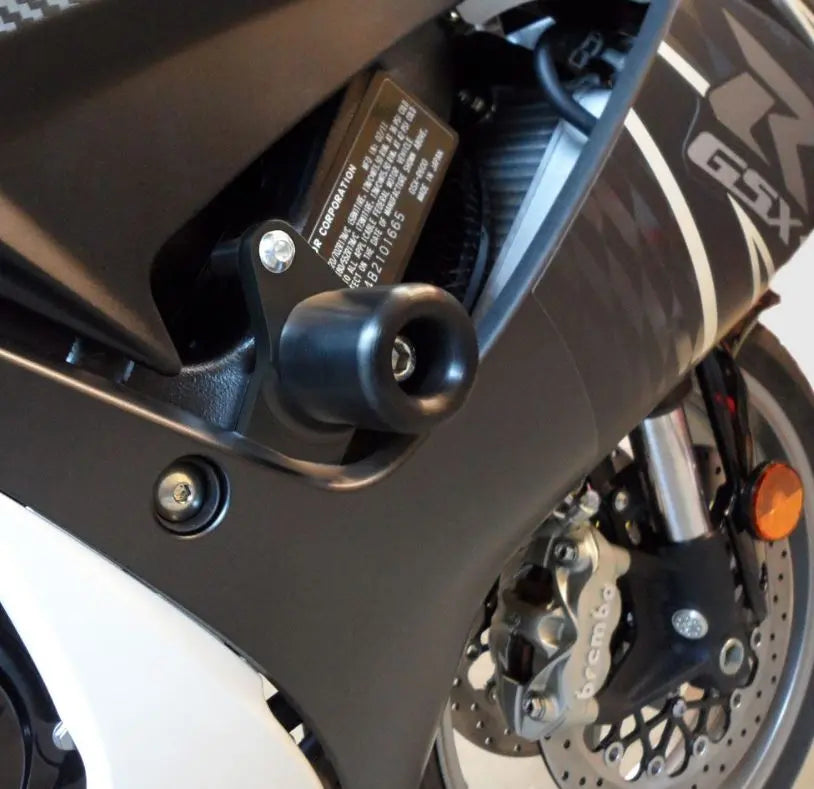 Shogun Motorsports No-Cut Black Frame Sliders 11-25 Suzuki GSXR 600/750