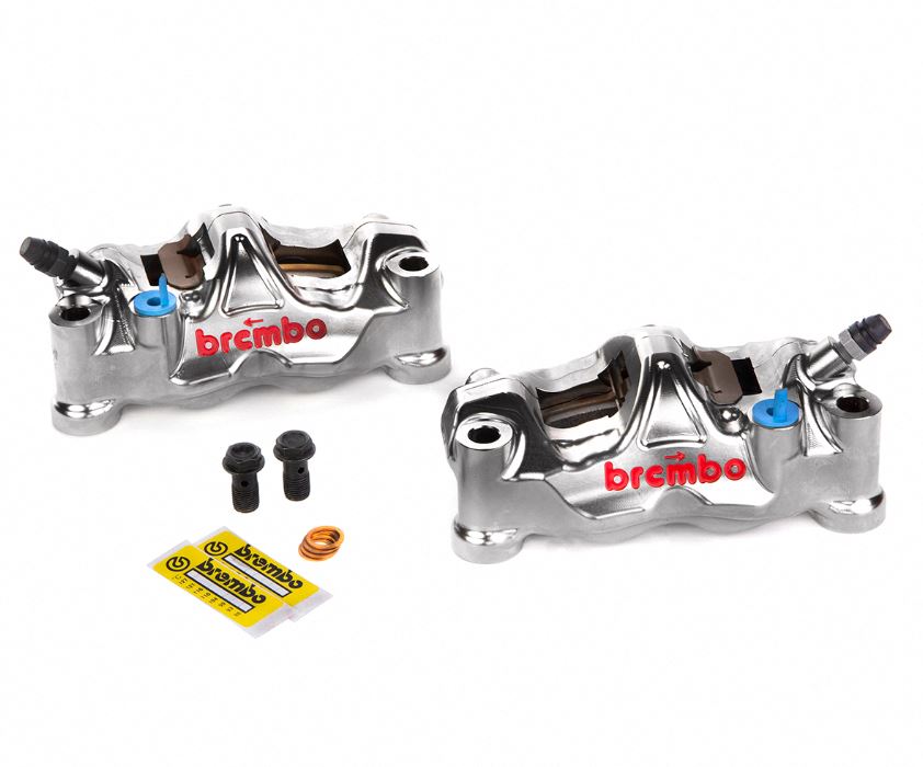 Brembo High Performance 130mm Nickel Radial Caliper Kit '07-'14 Yamaha YZF R1, '07-'11 MT-01