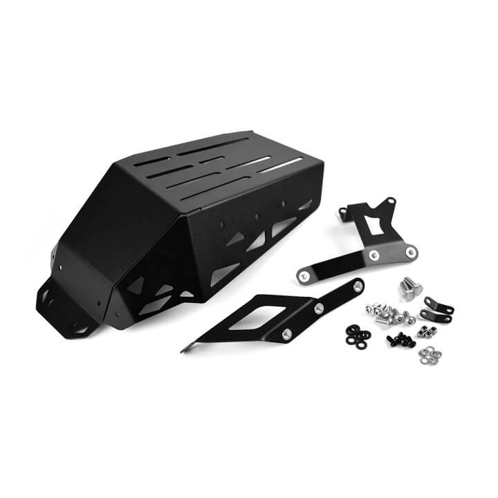 Pyramid Engine Plate Honda Grom '21-'23 | Matte Black