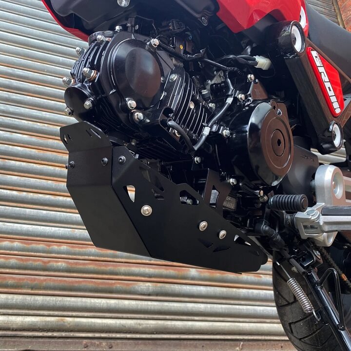 Pyramid Engine Plate Honda Grom '21-'23 | Matte Black