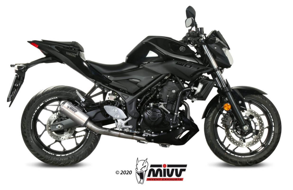 MIVV MK3 Stainless Steel Full System Exhaust '15-'23 Yamaha R3/MT-03