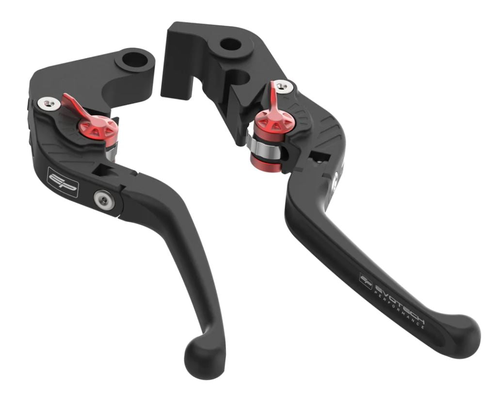 Evotech Performance Evo Brake & Clutch Levers '17-'20 Yamaha R6, '21-'23 MT-09/SP, '21-'23 Tracer 9/GT