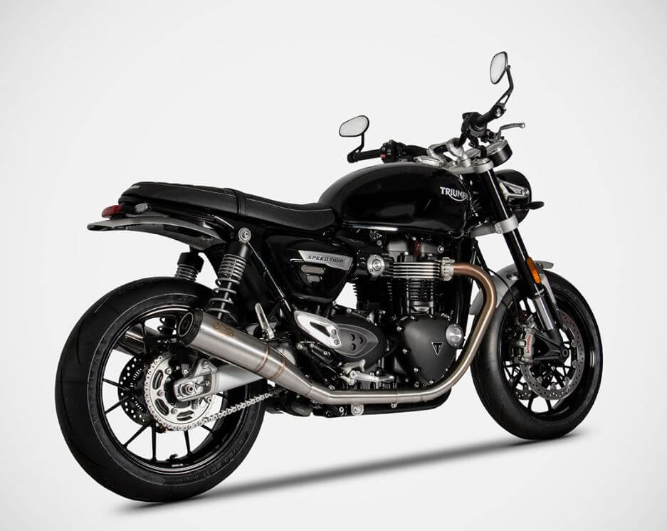 ZARD Conical Slip-On Exhaust 21-24 Triumph Thruxton R/RS, 21-24 Speed Twin 1200