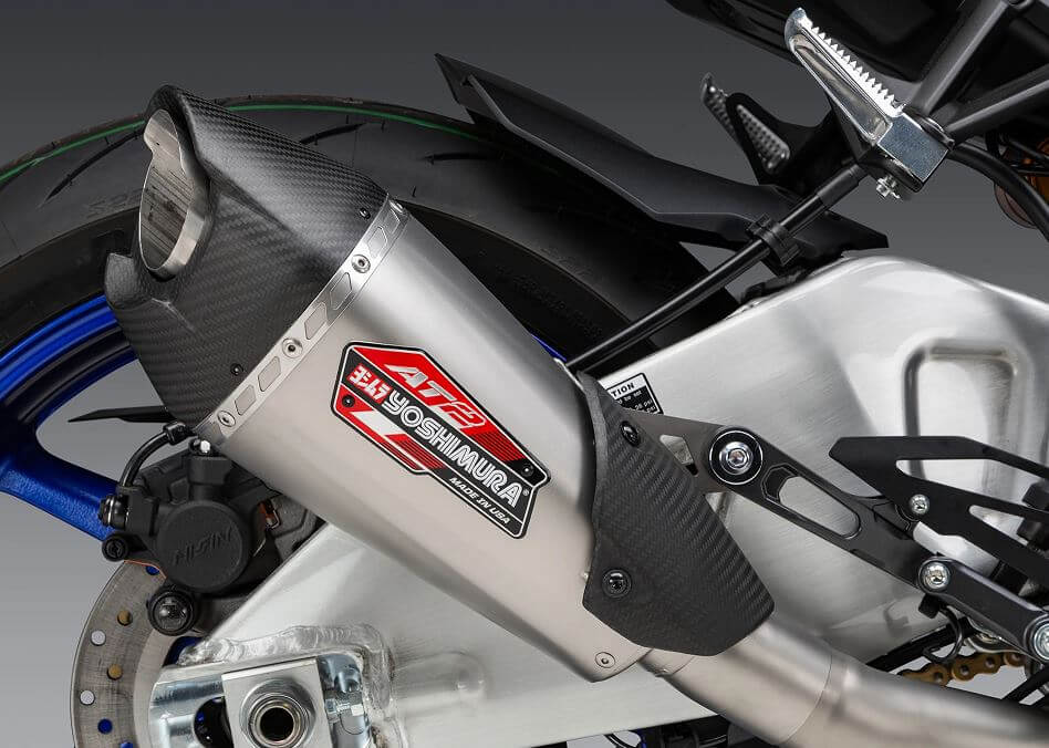 Yoshimura Race AT2 Stainless 3/4 Slip-On Exhaust '22-'24 Yamaha MT-10