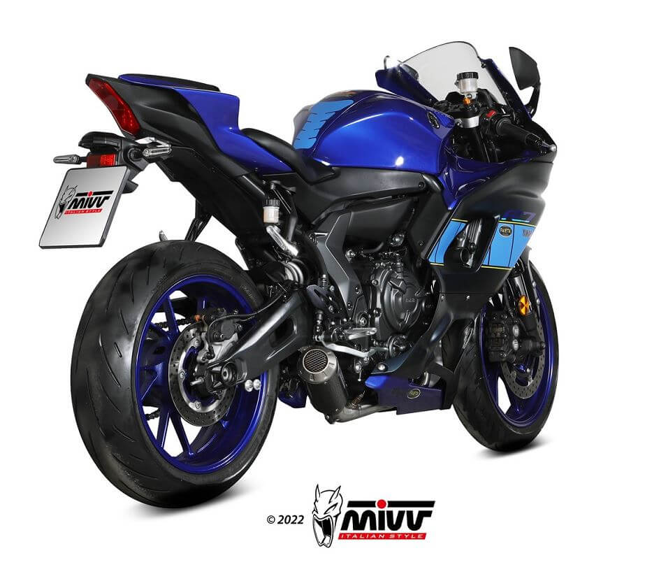 MIVV MK3 Carbon Full Exhaust '22-'23 Yamaha R7