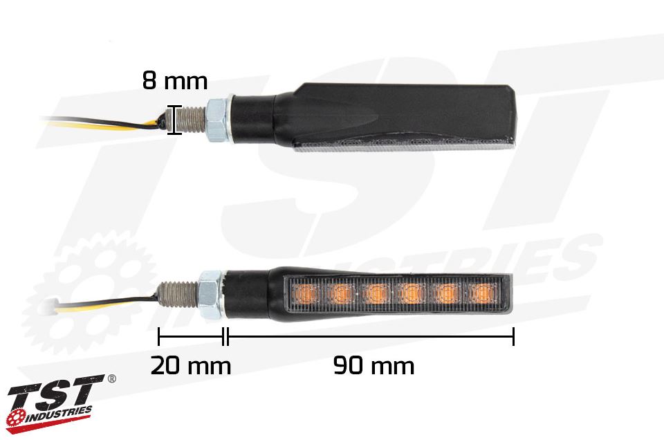 TST Industries BL6 Sequential Led Pod Turn Signals (Pair)