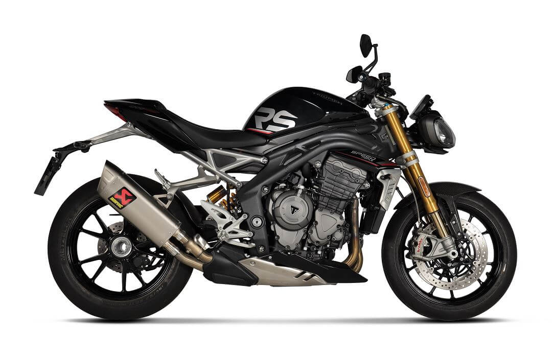Akrapovic Slip-On (Titanium) Exhaust '21-'23 Triumph Speed Triple 1200 RS/RR