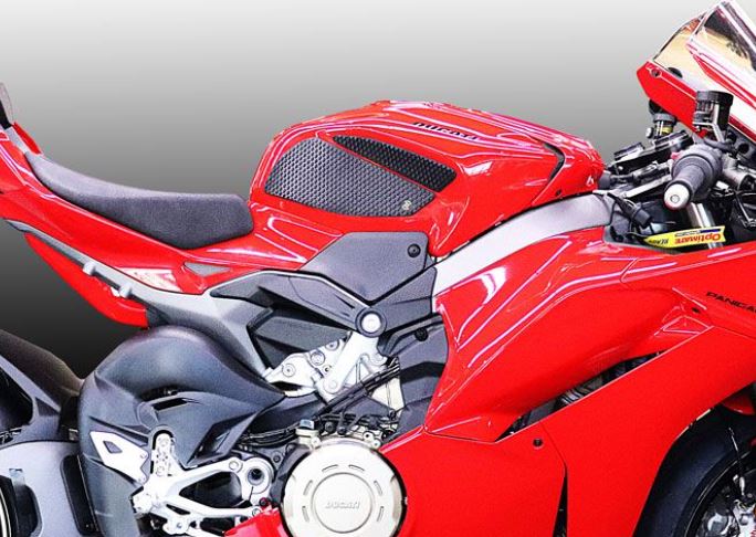 TechSpec SnakeSkin Tank Grips 2025 Ducati Panigale V4