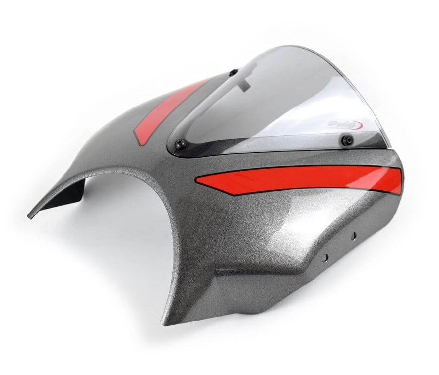 Pyramid Fly Screen '21-'23 Triumph Trident 660 | Silver Ice/Diablo