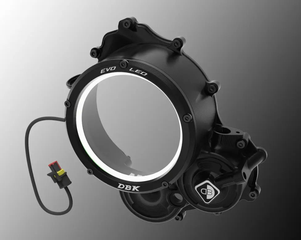 DBK Special Parts 3D-EVO LED Clear Clutch Cover 24-25 Ducati Hypermotard 698 Mono/RVE