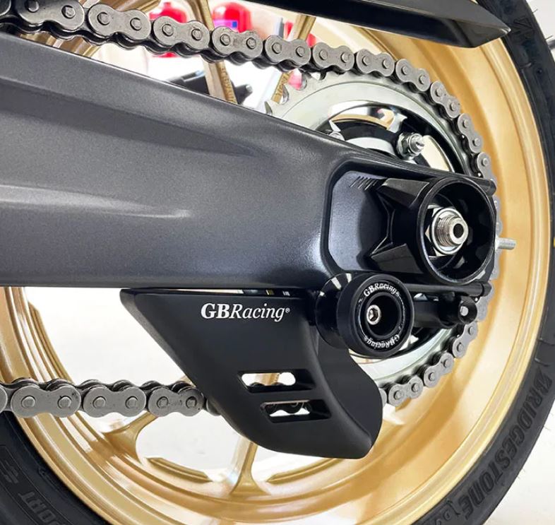 GB Racing Lower Chain Guard, Paddock Stand Bobbins 22-25 Yamaha R7