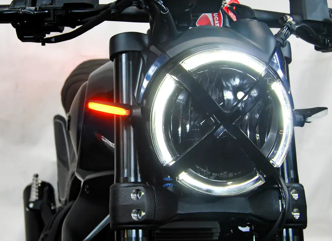 New Rage Cycles Front Turn Signals 23-26 Ducati Scrambler 800 Next Gent