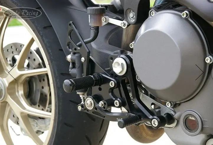 Sato Racing Adjustable Rearsets '08-'14 Ducati Monster 696 / ABS (Ver.2)
