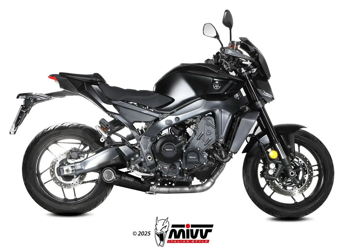 MIVV X-M4 Black Full Exhaust 25-26 Yamaha R9, 24-26 MT-09, 22-26 XSR900/GP