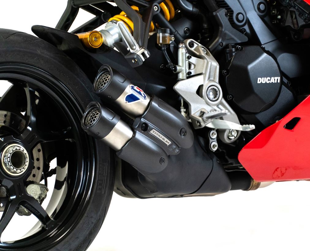 Termignoni Double Silencer Slip-On Exhaust 21- Ducati