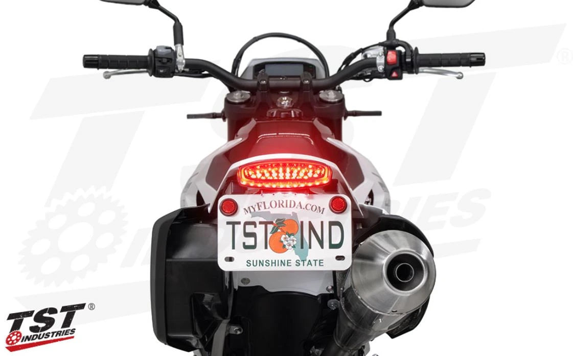 TST Integrated Tail Light + Fender Eliminator 2025 Suzuki DR-Z4S/DR-Z4SM
