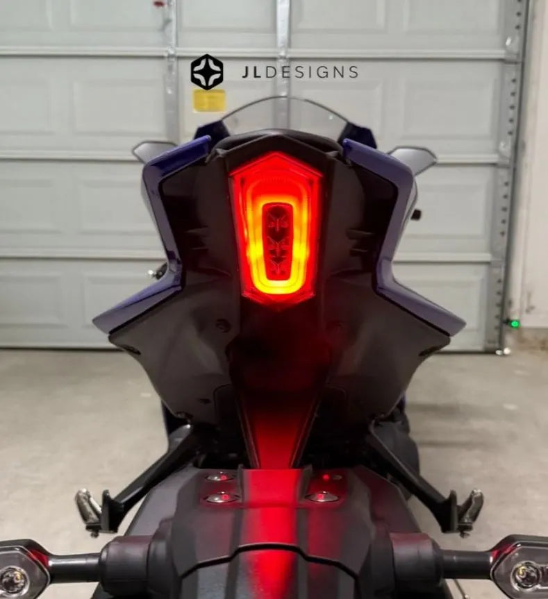 JL Designs Smoked Integrated Tail Light 25- Yamaha YZF-R9, 22-25
