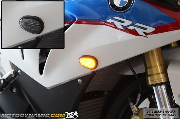 Motodynamic Flush Mount LED Turn Signals '10-'19 BMW S1000RR/HP4