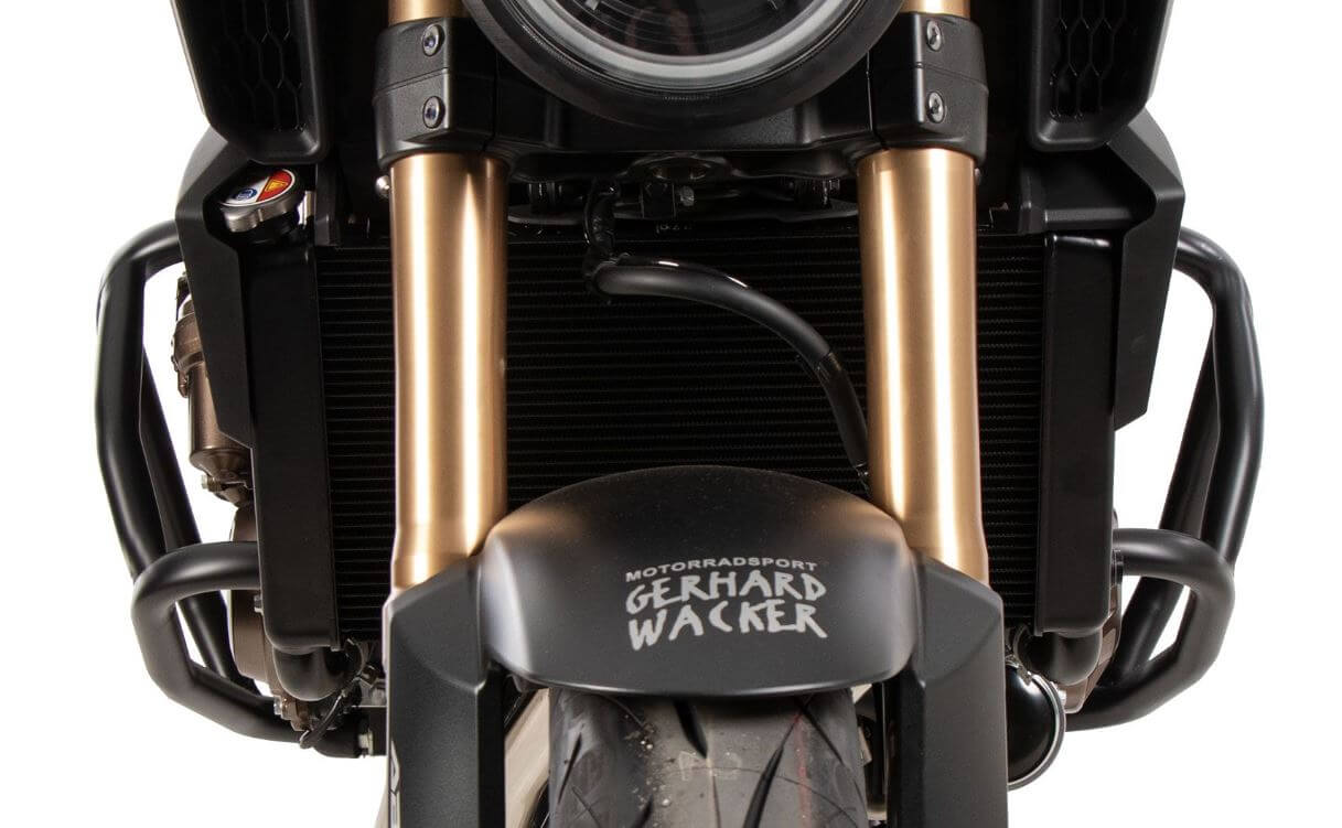 Hepco & Becker Engine Protection Bar "Solid' Black 24- Honda CB650R E-Clutch