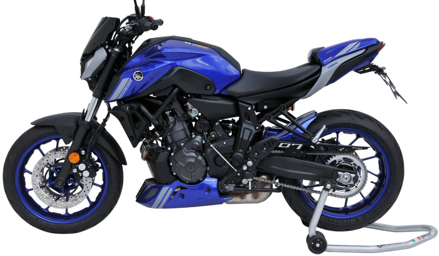 Ermax Rear Hugger w.Aluminum Chain Guard '21-'23 Yamaha MT-07