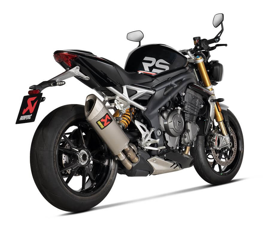 Akrapovic Slip-On (Titanium) Exhaust '21-'23 Triumph Speed Triple 1200 RS/RR