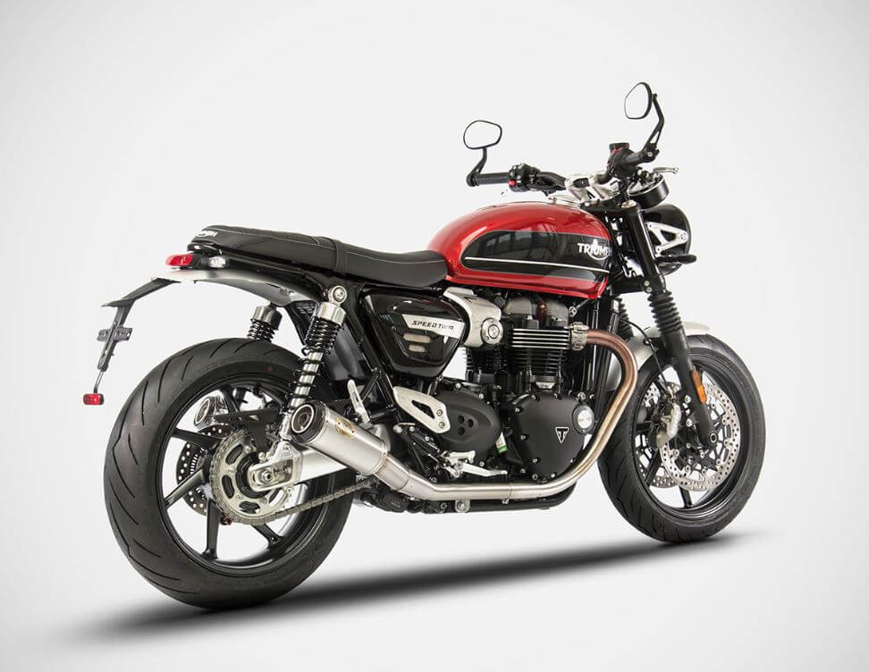 ZARD Stainless Steel SP Full Exhaust 21-23 Triumph Speed Twin 1200, Thruxton R/RS