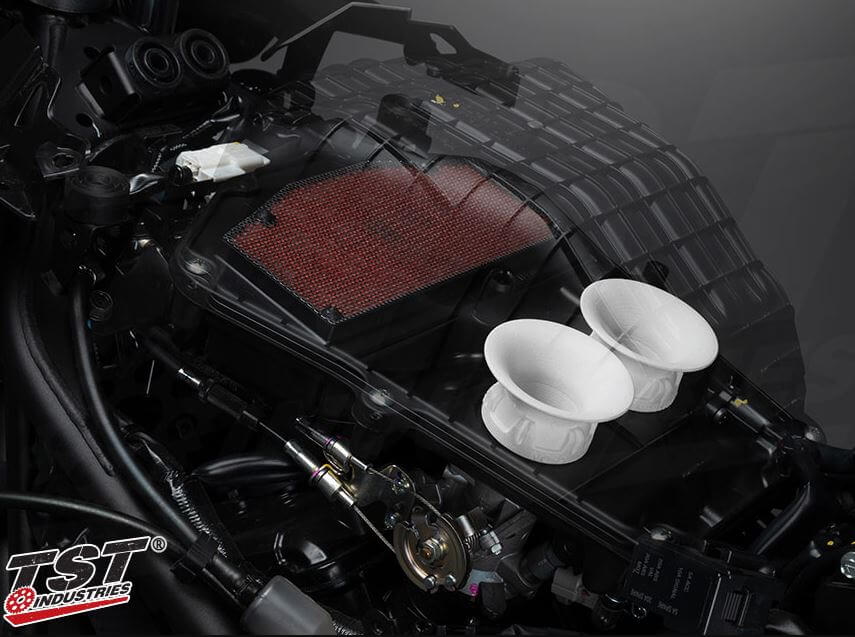 Buy TST WORX V2 Velocity Stacks 18-23 Kawasaki Ninja 400