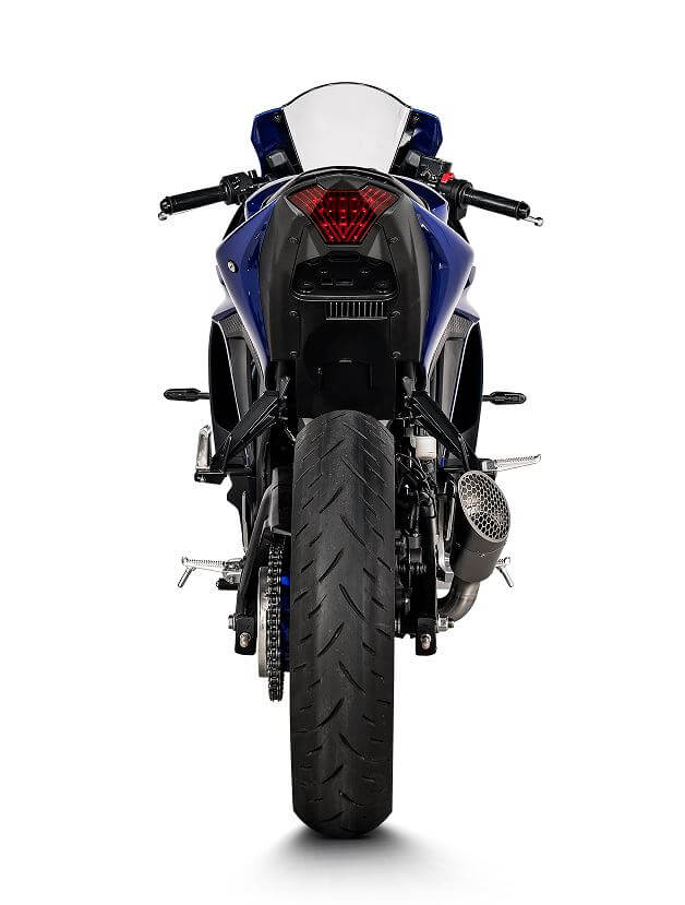 Akrapovic Slip-On Line (Stainless) Exhaust '23- Yamaha YZF R3/MT-03