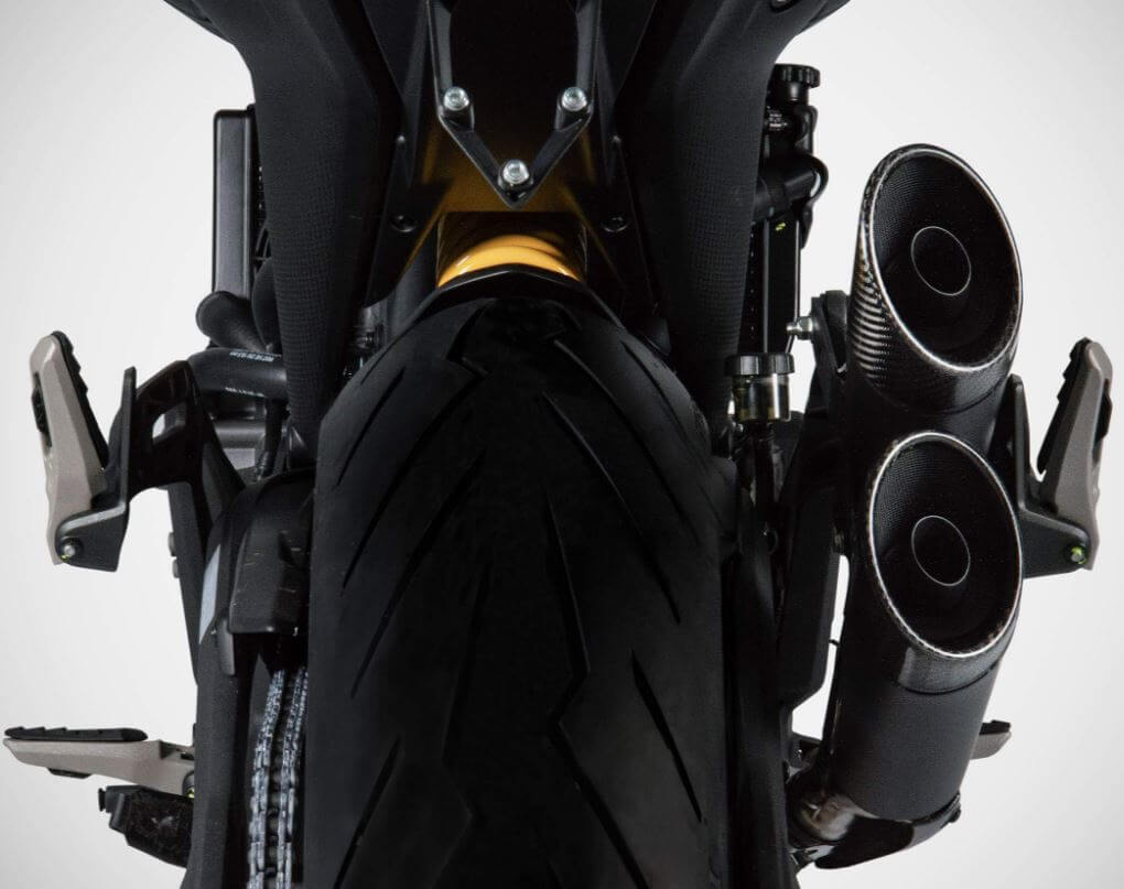 Zard Stainless Black Slip-On Exhaust '21-'23 Ducati Monster 937/937+