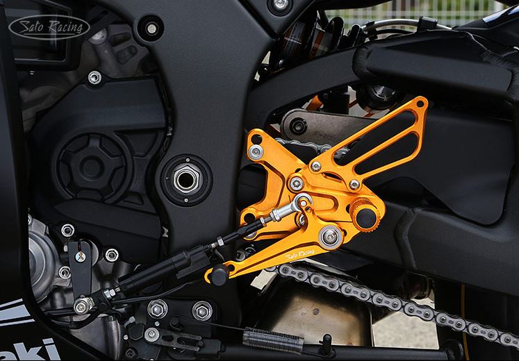 Sato Racing Adjustable Rearsets '21-'22 Kawasaki ZX-10R