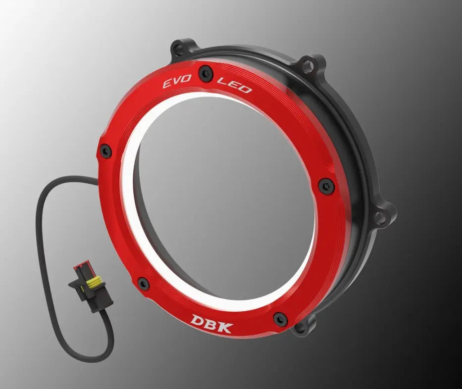 DBK Special Parts CCV4L01 EVO LED Clutch Cover for Selected Ducati Models